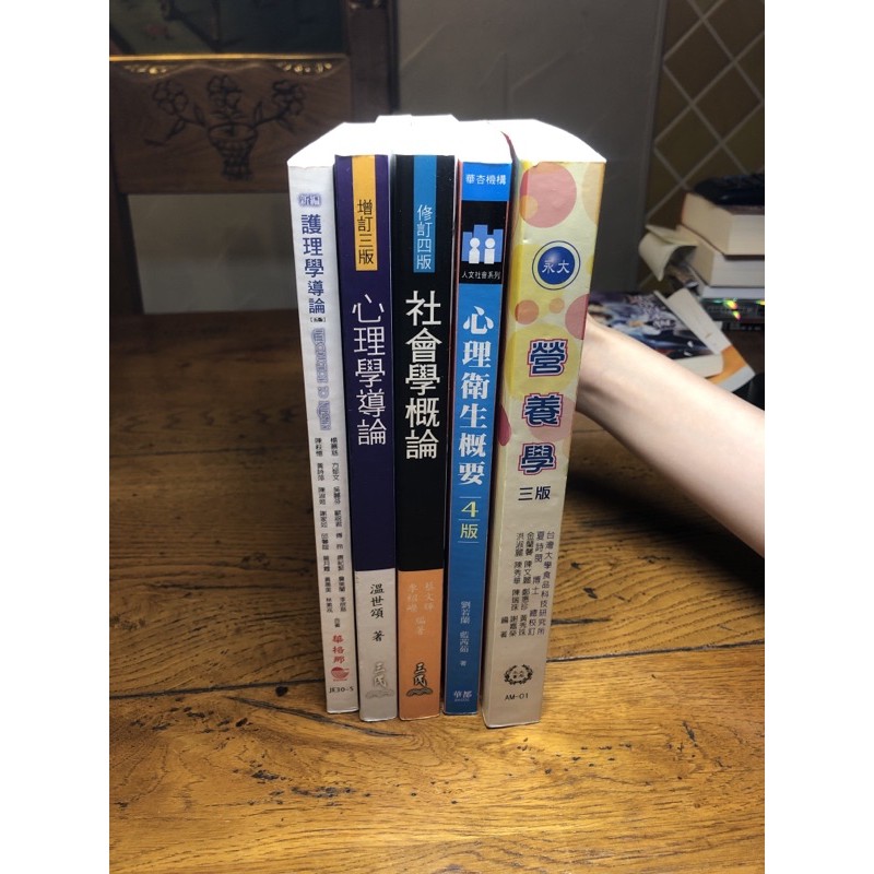 護理教科書/心理學/社會學/心理衛生/營養學/護理學導論