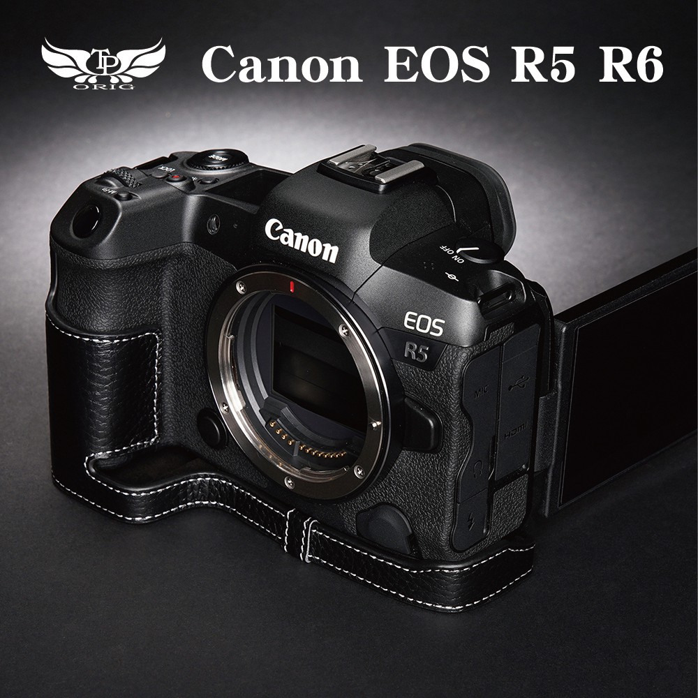 【台灣TP】適用於 Canon EOS R5 / EOS R6 / EOS R6 mark II 相機底座 相機包 皮套