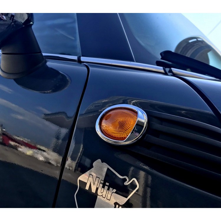 IDFR-ODE 汽車精品 MINI Clubman R55 07-14 鍍鉻 側燈框 方向燈框 飾框 改裝