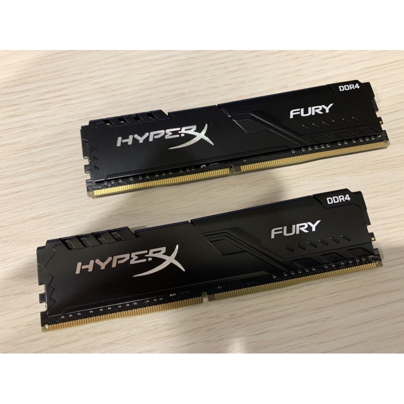 （已預定）金士頓 Kingston HyperX FURY DDR4-3200 16GB(8G*2) 二手極新