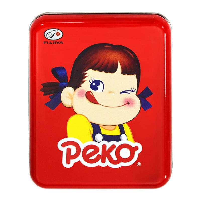日本 不二家 Fujiya Peko經典牛奶糖鐵盒