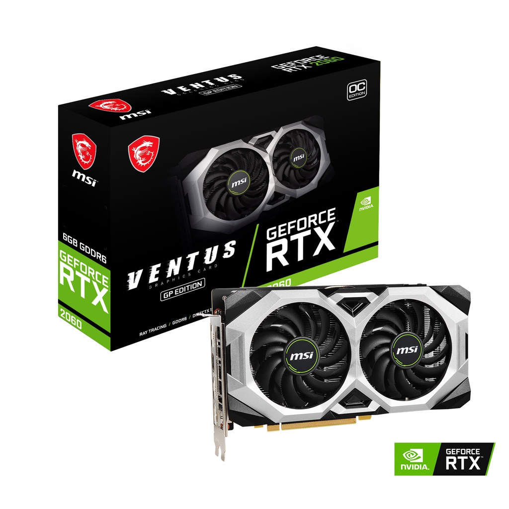 @電子街3C特賣會@全新 MSI 微星 GeForce RTX 2060 VENTUS GP DDR6 6G