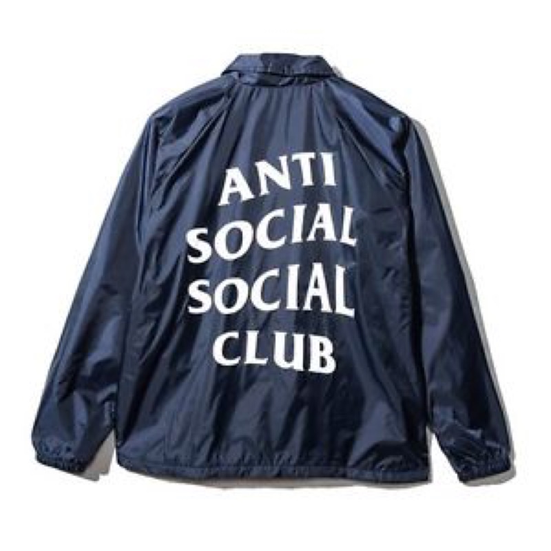 Anti Social Social Club FW16 教練外套 藍