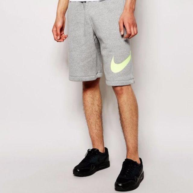 Nike Sweat Shorts Grey 灰色 素面 男 大Logo 運動 短棉褲