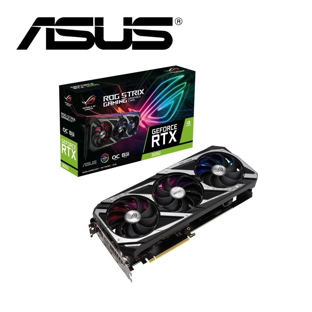 @電子街3C特賣會@全新ASUS 華碩 ROG-STRIX-RTX3050-O8G-GAMING 顯示卡 RTX3050