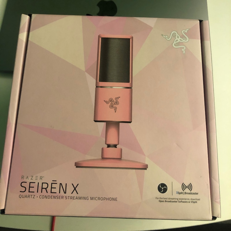 Razer SEIREN X 魔音海妖 粉晶色電容麥克風