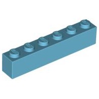 樂高 Lego 中 天空藍色 1x6 基本磚 顆粒磚 3009 4619653 基本顆粒 積木 Azure Brick