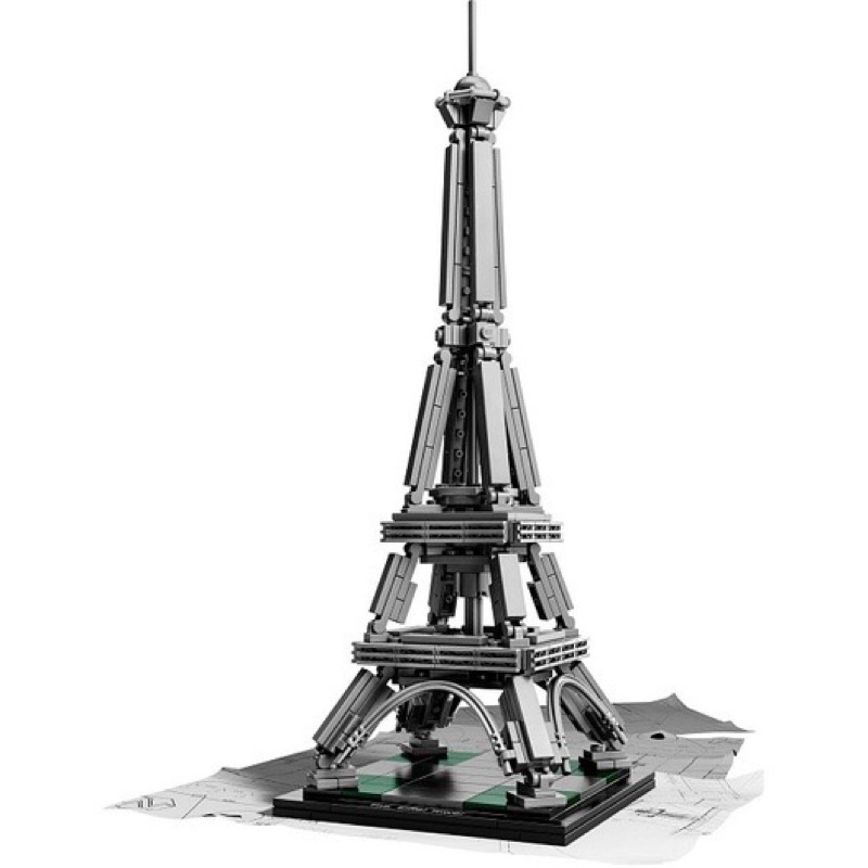 ®️樂高 LEGO®︎ 21019 ⚠️二手 ARCHITECTURE 艾菲爾鐵塔 巴黎鐵塔 含燈光套件