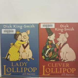 二手書📙英文小說(兩冊合售)Lady Lollipop+Clever Lollipop//Dick King//動物