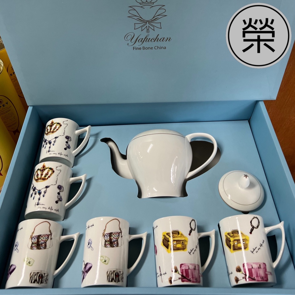 【RONG．榮行】皇家公爵Royal Duke精緻骨瓷午茶組 英式下午茶組 花茶組 骨瓷杯