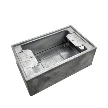 鋁明盒 BOX 單聯明盒 鋁明盒 開關插座固定盒 無孔