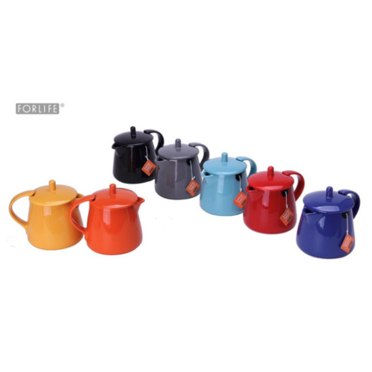 【ForLife】Teabag Teapot 進口色釉壺403 茶包專用壺 泡茶 茶壺 354cc《享盈餐具》