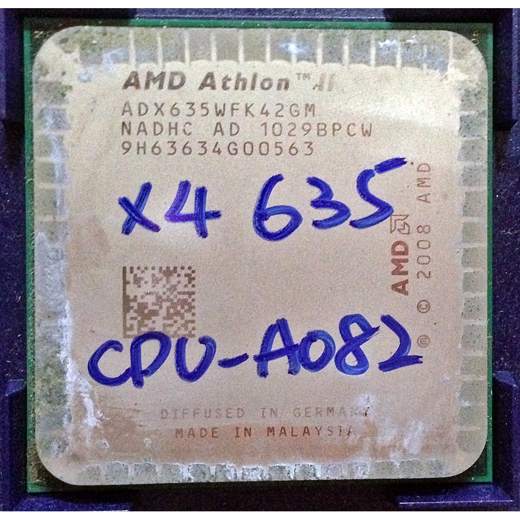 【冠丞3C】AMD X4 635 四核 AM3腳位 CPU 處理器 CPU-A082