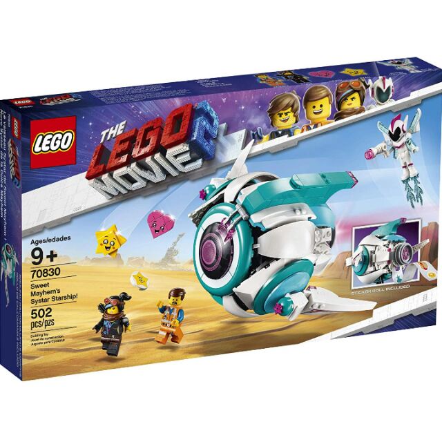 特價 樂高 LEGO 70830 LEGO MOVIE 2 甜美的 美漢將軍 球形太空船 現貨
