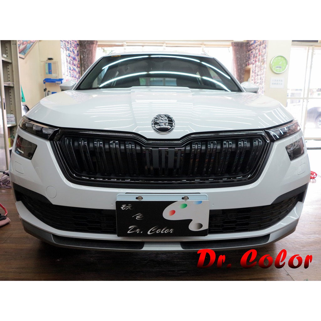 Dr Color 玩色專業汽車包膜skoda Kamiq 高亮黑 消光黑 水箱護罩 旅行架 蝦皮購物