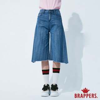 BRAPPERS 女款 新美腳 ROYAL系列-中腰褲口不收邊寬褲