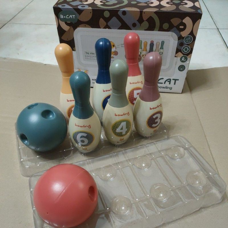 親子趣味保齡球數字彩色保齡球組 蝦皮購物