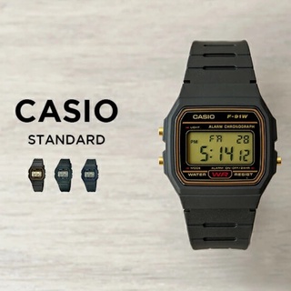 【CASIO】F-91W 系列經典造型電子錶/男女通用/學生錶/33mm/公司貨【第一鐘錶】