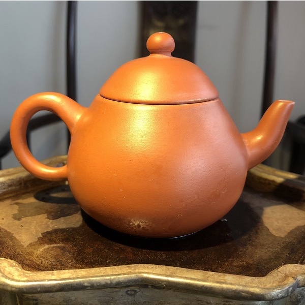 老茶壺潮州汕頭老安順手拉坏製成 文革前後老汕壺 可以居普洱茶
