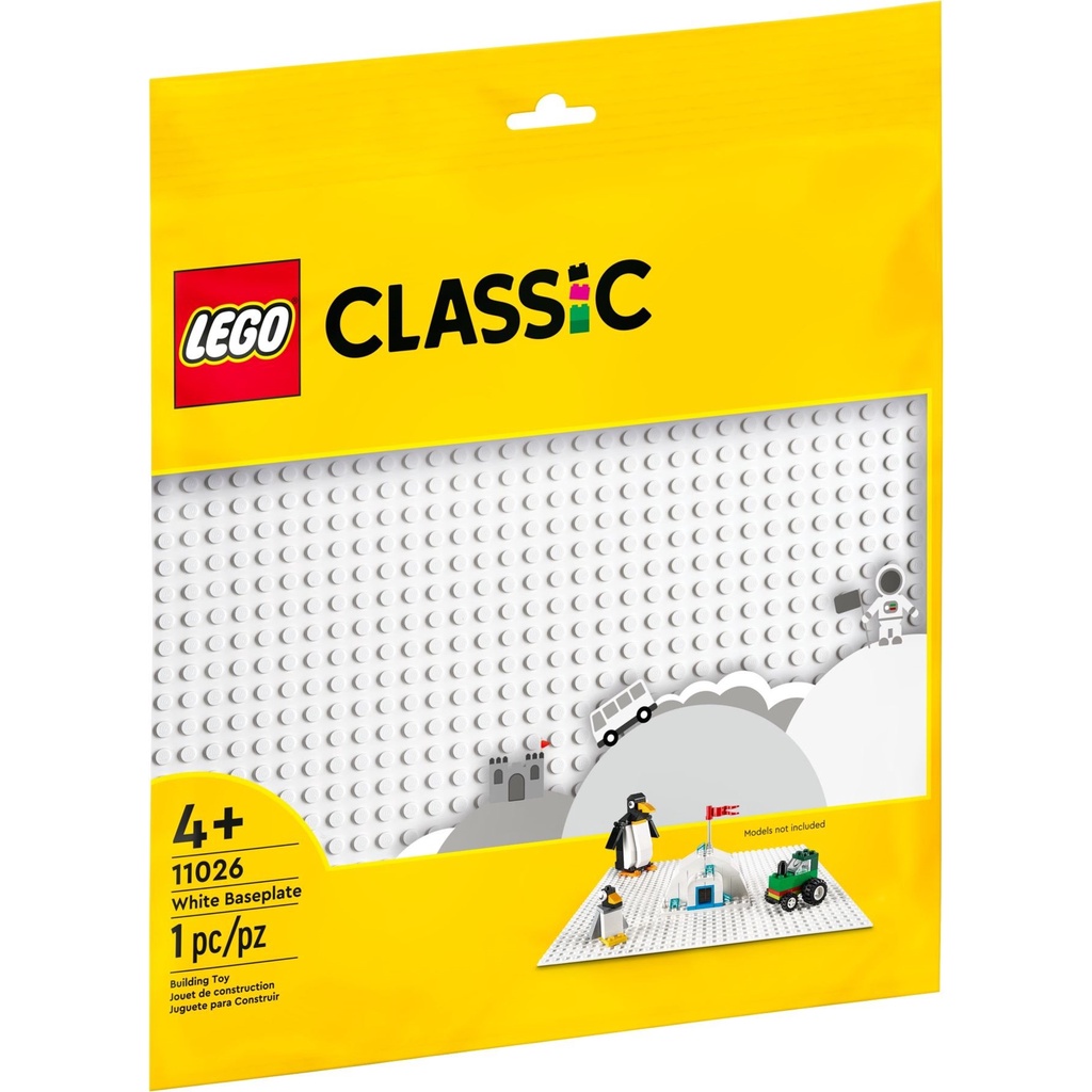 【宅媽科學玩具】LEGO 11026 白色底板