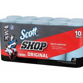 Scott 萬用強吸力紙抹布 55張 X 10捲 D1509965 [COSCO代購5]