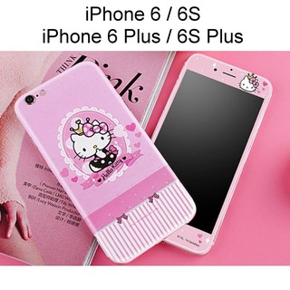 Hello Kitty玻璃保護貼[夢幻]正反面套裝iPhone 6/6 Plus/6S/6S Plus【三麗鷗正版授權】