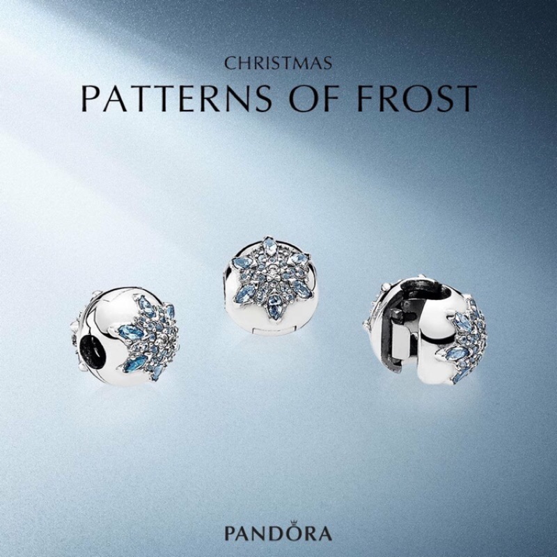 Pandora 全新正品 現貨在台 雪花 固定扣