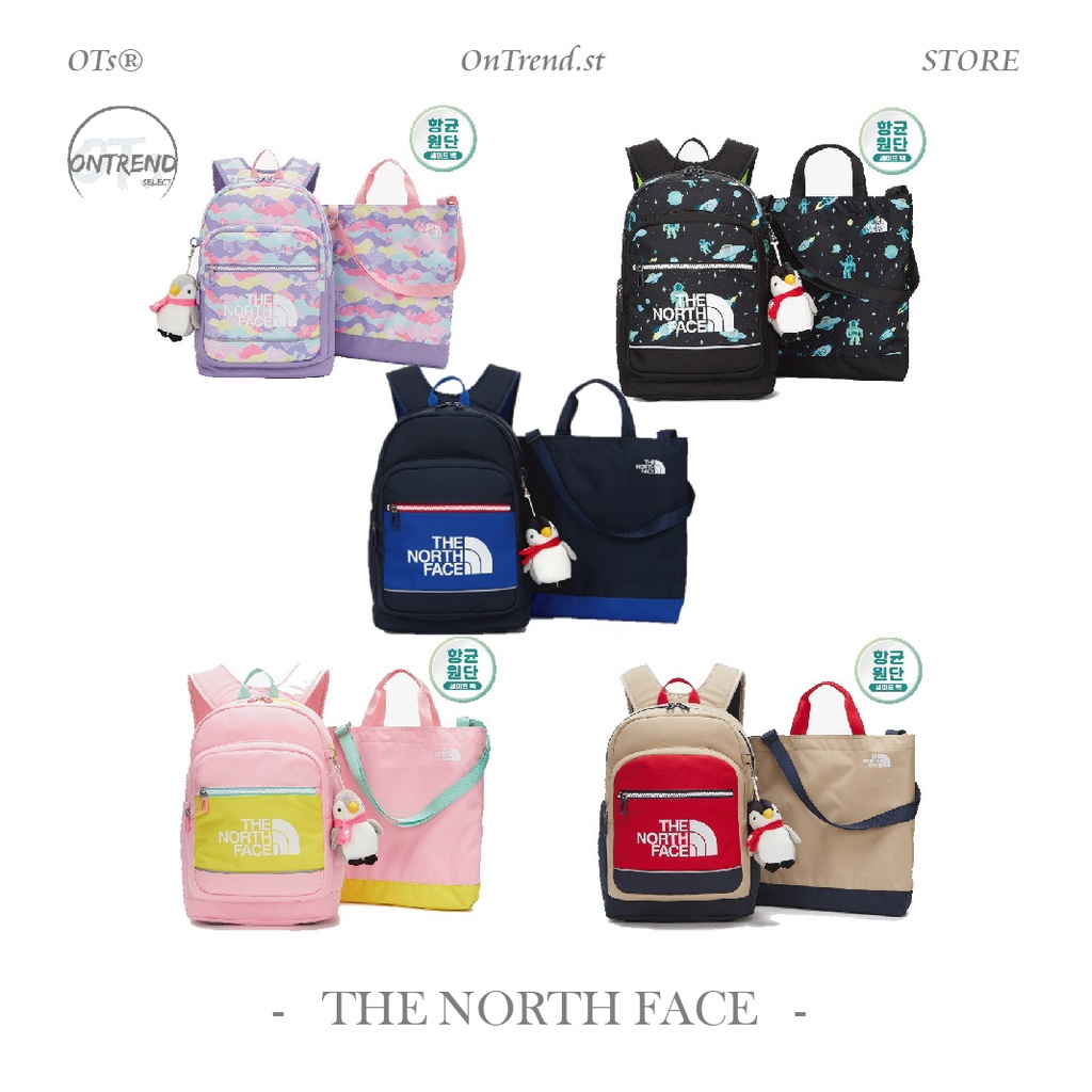 OTs® 最後庫存 三件組 The North Face 兒童 多夾層 背包 北臉 書包 後背包 TNF 韓國代購