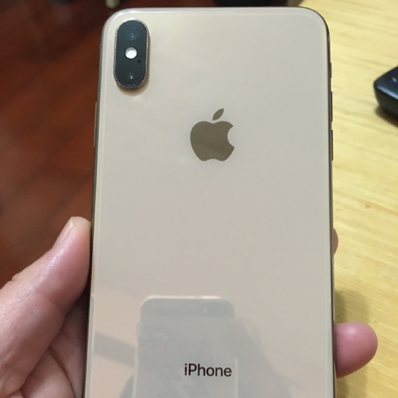 二手iPhone XS Max 金色64G已過保 盒裝配件完整 盒序一致