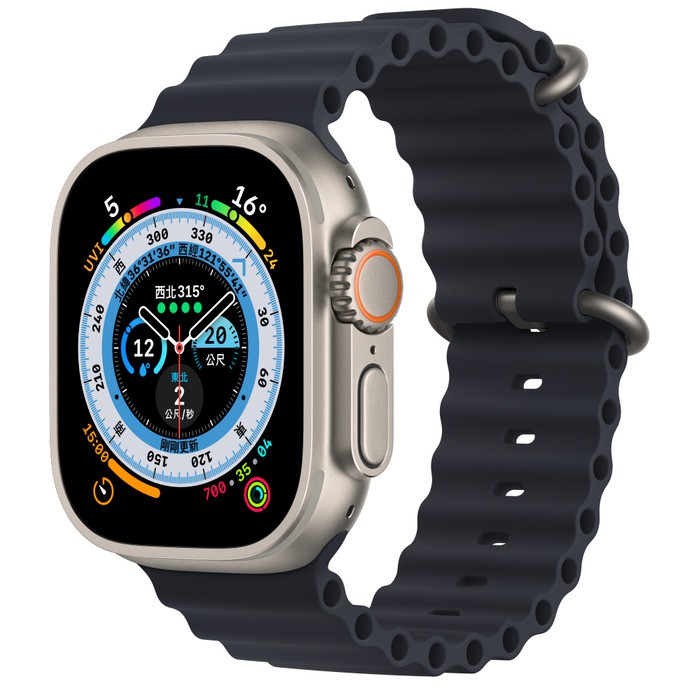 Apple Watch Ultra 49mm 鈦金屬錶殼配海洋錶帶(GPS+行動網路) 現貨 蝦皮直送