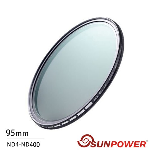 SUNPOWER TOP1 SMRC ND4~ND400 95mm 可調減光鏡 (95,湧蓮公司貨)