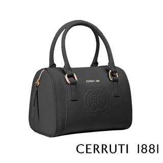 【Cerruti 1881】頂級 義大利 小牛皮 手提包 CALLIE系列(黑色 CEBA05294M)