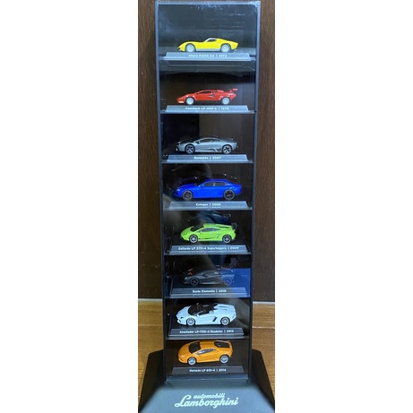 7-11藍寶堅尼模型收藏車+展示盒