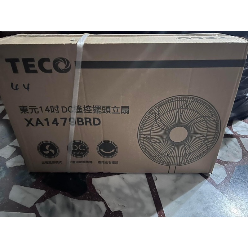 TECO 東元-日系風格14吋DC遙控擺頭立扇(XA1479BRD)觀音自取