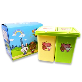 GS MALL 台灣製造 一組 收納分類垃圾桶/收納垃圾桶/分類垃圾桶/垃圾分類桶/垃圾桶/垃圾回收桶/分類垃圾桶