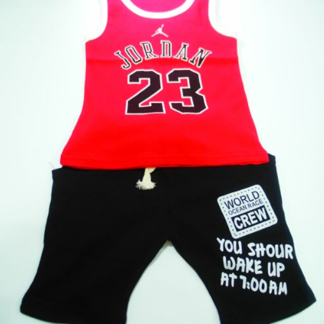 Air Jordan 23號球衣 +舒適棉質短褲