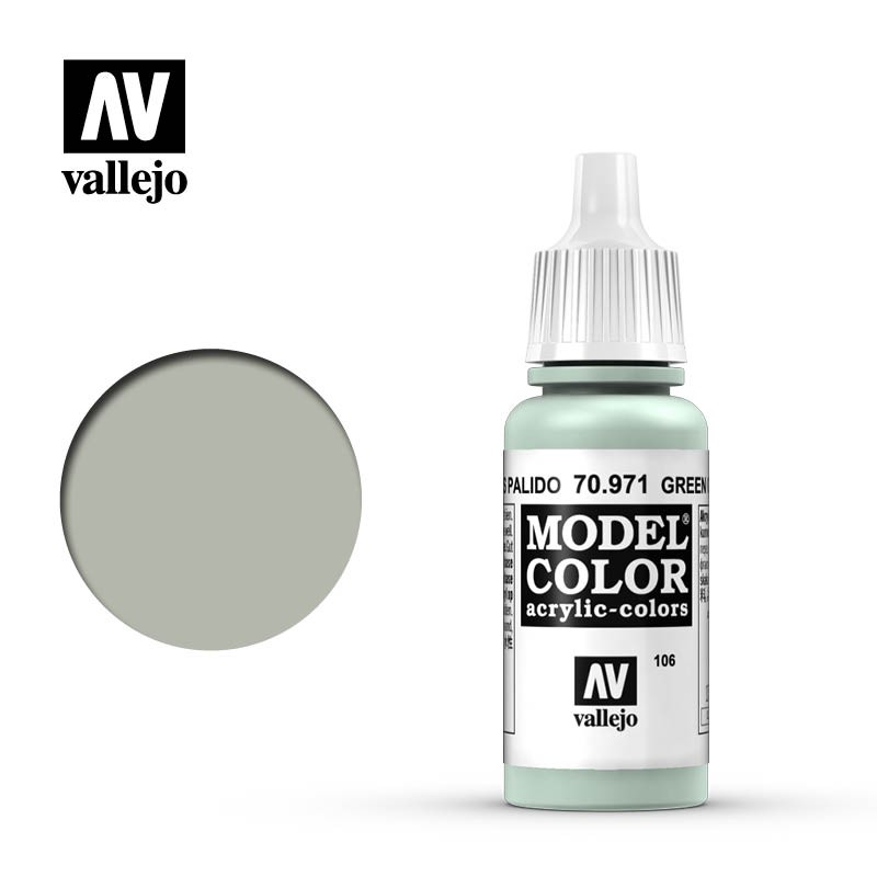 【龍門】Vallejo Model Color 淺綠灰色 70971 (106)
