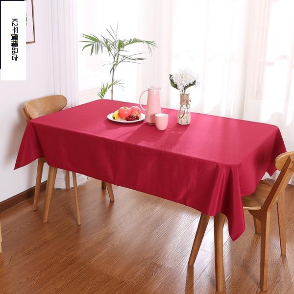 熱賣桌布餐廳宴會室外婚宴檯布素色餐桌長方形滌綸會議布藝桌布現貨速發 K2 蝦皮購物