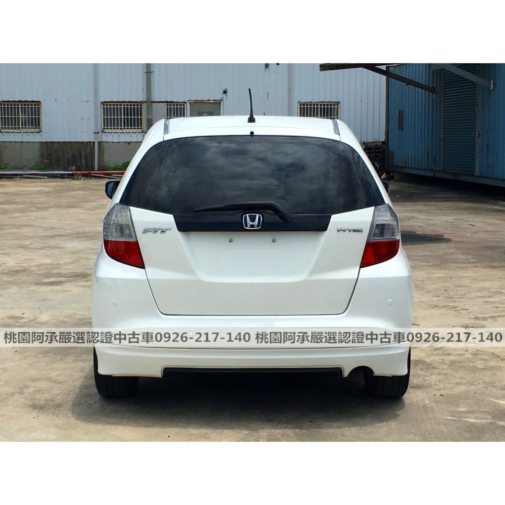 Fb搜尋桃園阿承 本田超人氣fit 10年1 5 白色二手車中古車 蝦皮購物