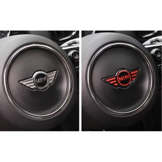 MINI 方向盤LOGO水晶貼