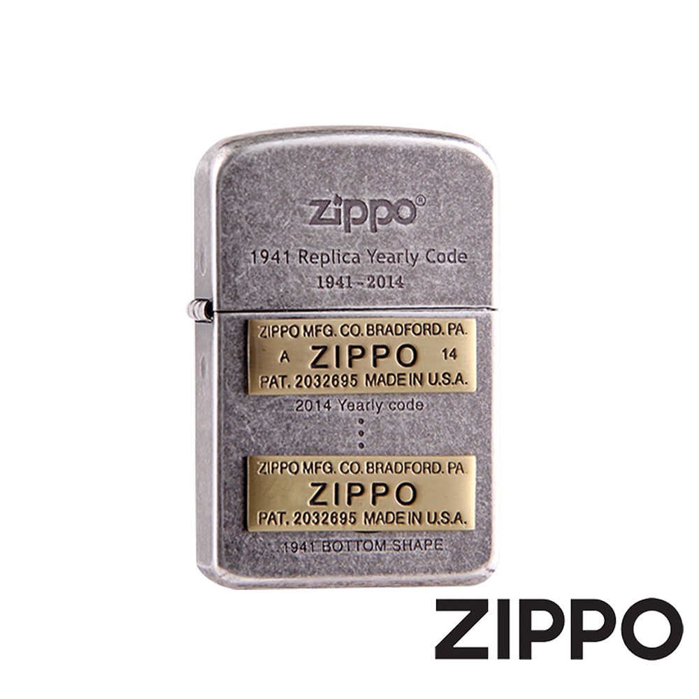 ZIPPO 1941復刻代碼演變防風打火機 韓國設計 官方正版 現貨 限量 禮物 送禮 客製化 終身保固ZA-1-21B