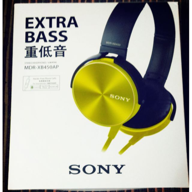 SONY EXTRA BASS 重低音耳機 MDR-XB450AP