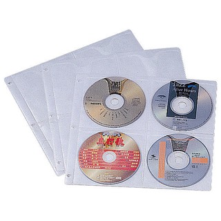 8片裝三孔CD內頁補充包 CD-5007 10入/包