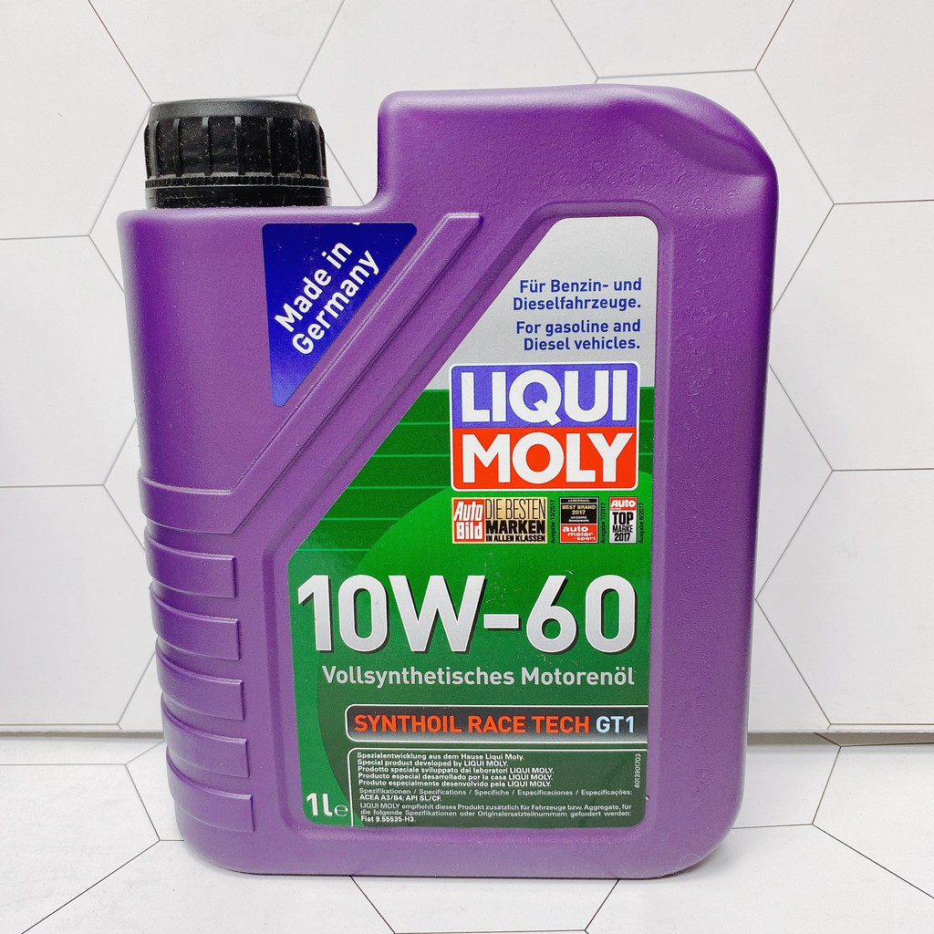 ♉合沁車業 LIQUI MOLY 力魔 10W60 RACE TECH GT1 10W-60 全合成 #1390