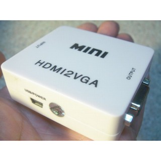 HDMI轉VGA轉換器/HDMI TO VGA 附3.5mm音頻 PS3/PS4 XBOX360 桃園《蝦米小鋪》