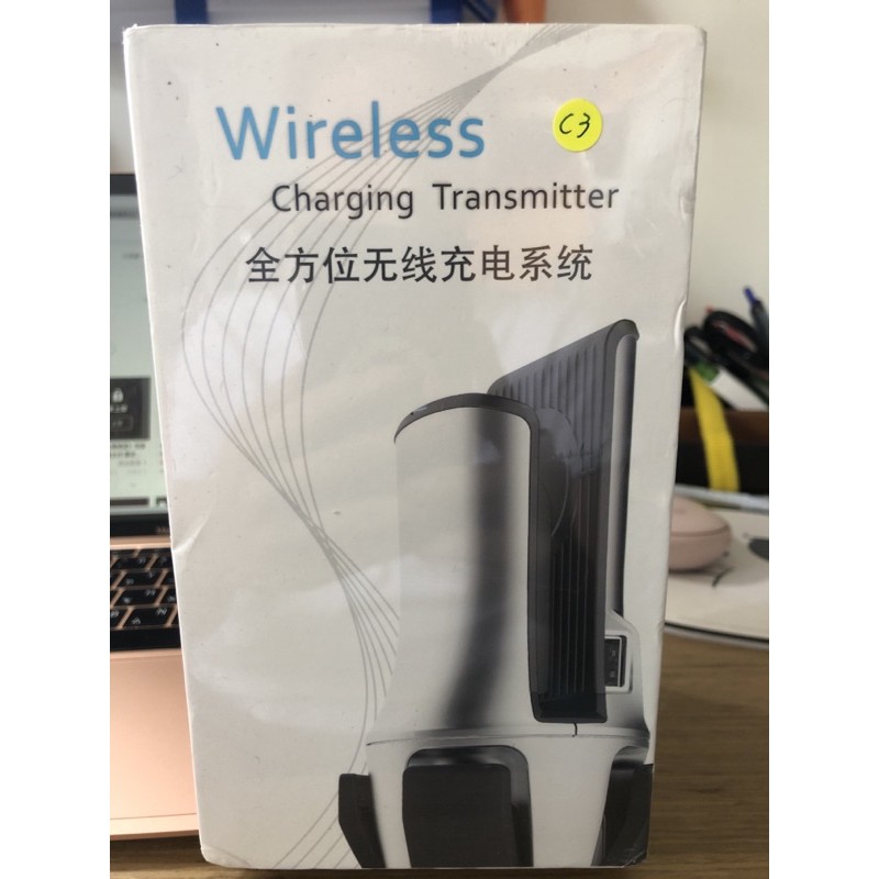 C3 台灣現貨 Wireless 全方位無線充電系統無線充電盤無線充電車用杯架車充qi 車用充電器wcc 蝦皮購物