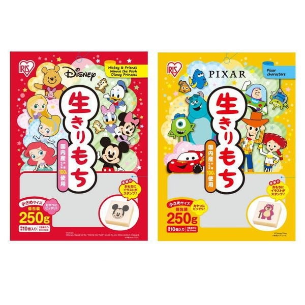 +棒買日本+IRIS Disney 迪士尼公主 皮克斯 造型麻糬 烤年糕 日本進口 日本國產水稻米 烤麻糬