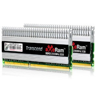 Transcend 創見 TX2000KLU-4GK 4GB KIT aXeRam DDR3 2000+ U-DIMM