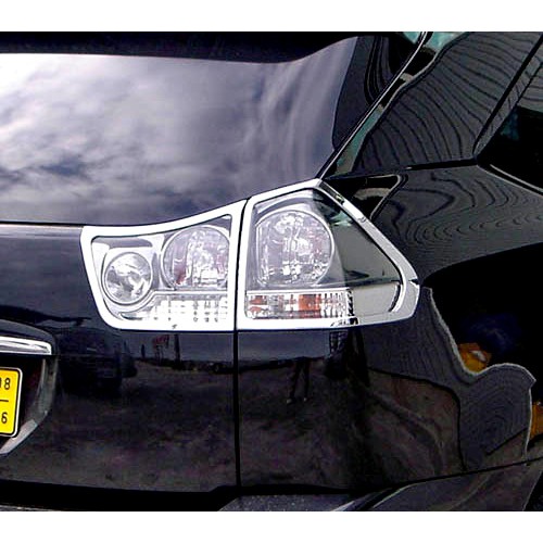 圓夢工廠 Lexus RX330 RX350 RX400h 2005~2009 改裝 鍍鉻銀 車燈框 後燈框 尾燈框飾貼