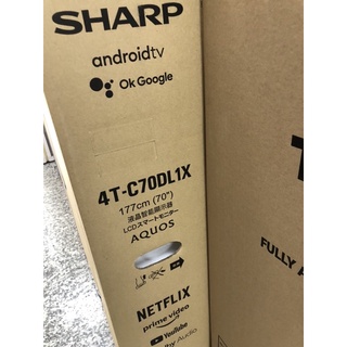 4T-C70DL1X SHARP夏普4T-C60DL1X // 安卓聯網電視